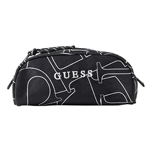 Чёрный пенал Guess Allover с Zalando