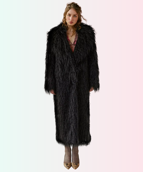 Kimchi Blue Connor Faux Fur Longline Coat