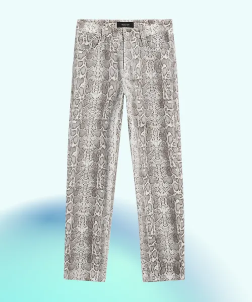 Джинси зі зміїним принтом