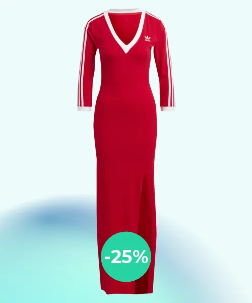 Adidas Adicolor Classics 3-ზოლიანი მაქსი კაბა