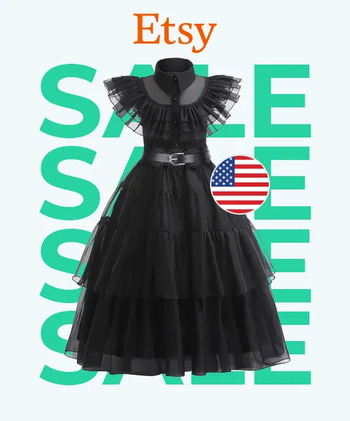 Gothic Wednesday Dress