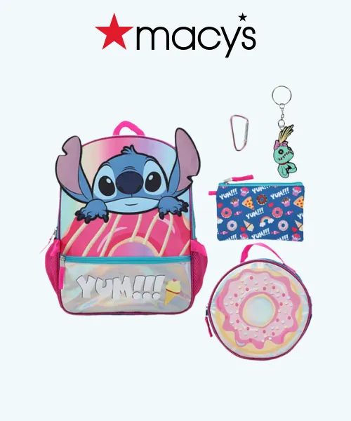 Stitch Backpack Set