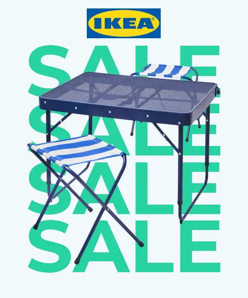 Folding table set