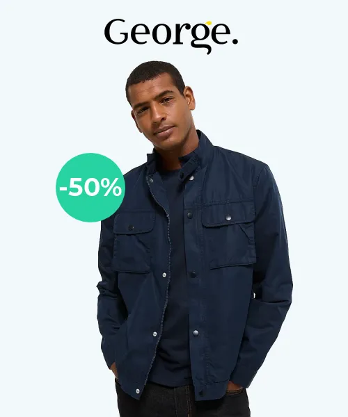 Navy Lightweight Nylon Biker Jacket