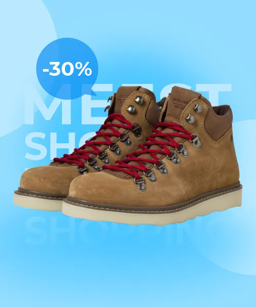 Jack & Jones chunky suede hiker boot in tan