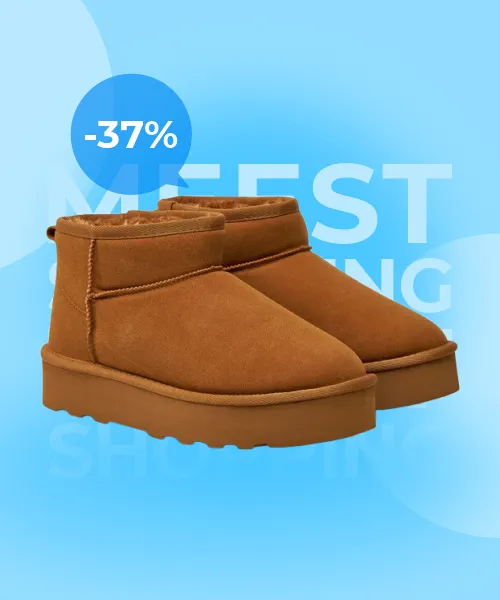 ONLY faux suede teddy lined boots in brown