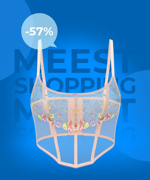 Rose Lace Uplift Balconette Bra