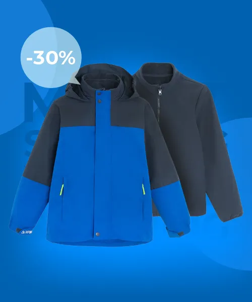 Boys' Waterproof Hooded Jacket