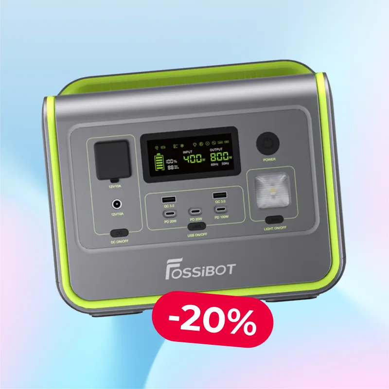 FOSSiBOT F800 Tragbare Powerstation