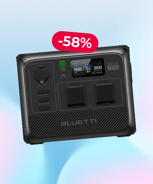 BLUETTI AC60 Portable Power Station | 600 W 403 Wh