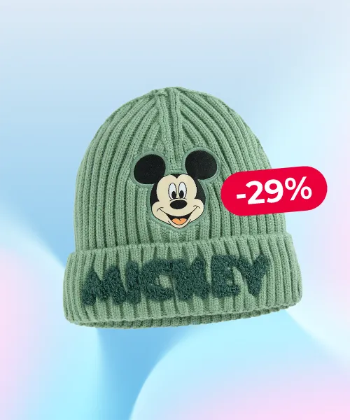 Cool Club, Boy's Cap, Green, Mickey Mouse