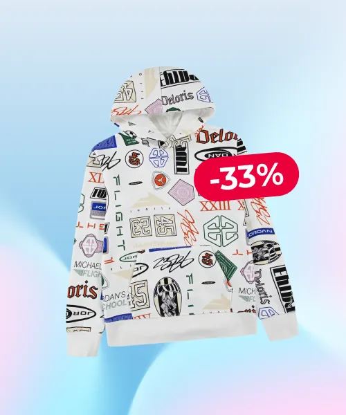 Big Kids' AOP Fleece Pullover Hoodie