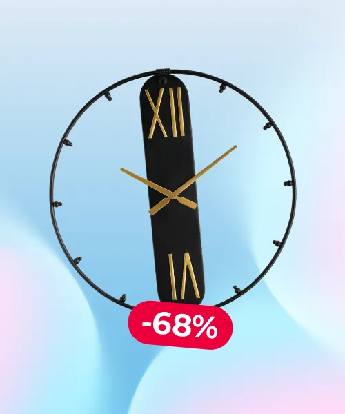 Industrial Imperial Wall Clock