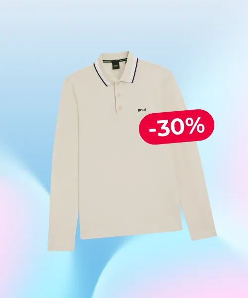 Cotton-piqué polo shirt with contrast logo