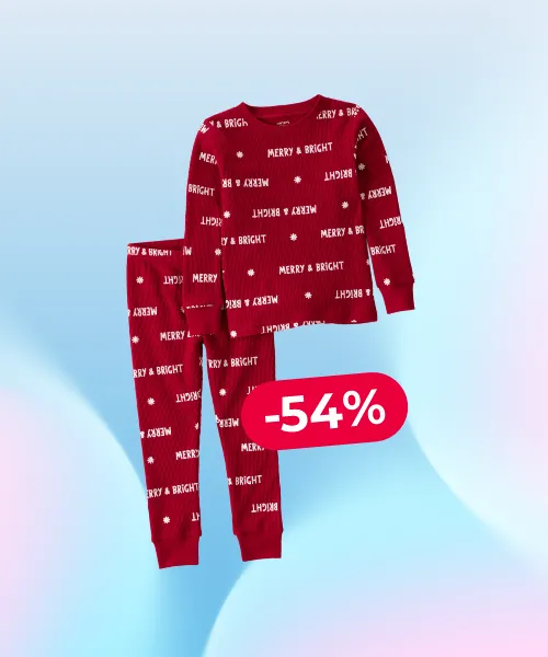 Toddler Merry & Bright Christmas 2-Piece Pajama