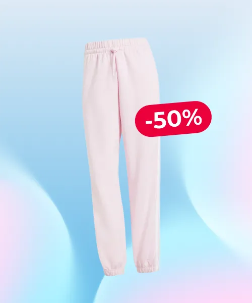 ESSENTIALS 3-STRIPES FLEECE LOOSE-FIT PANTS