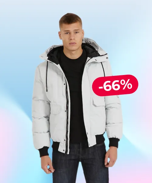 Crosshatch Mens Jacket Putty