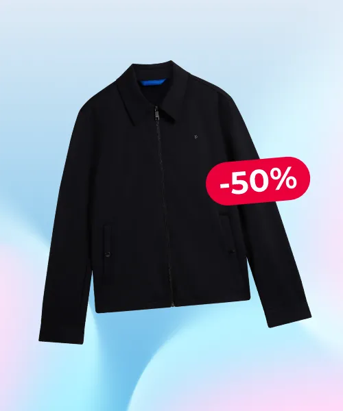 Lightweight Harrington Fleece Jacket