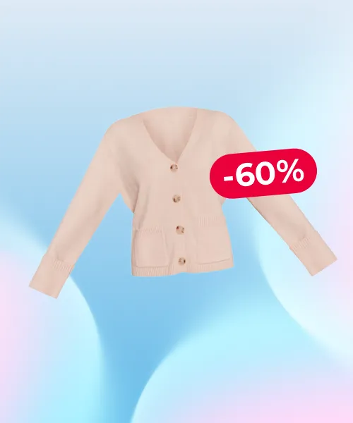 Cream Turn Back Cuff Cardigan