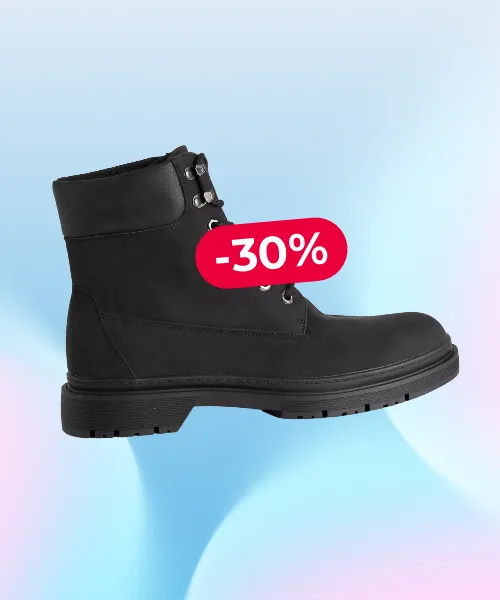 Black Faux Suede Lace Up Boots