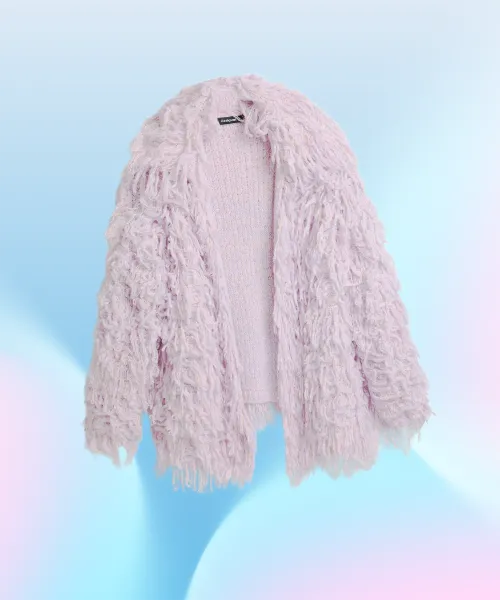 Jersey Cardigan Fur
