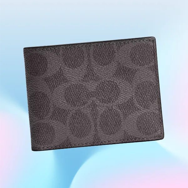 Slim Billfold Wallet In Signature Canvas