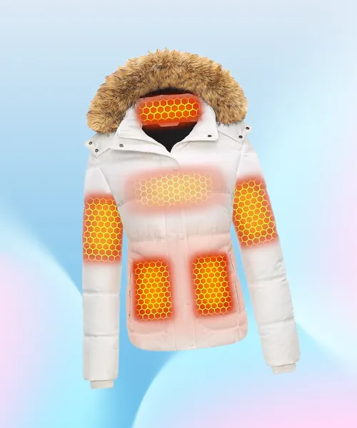 Жіноча куртка з підігрівом