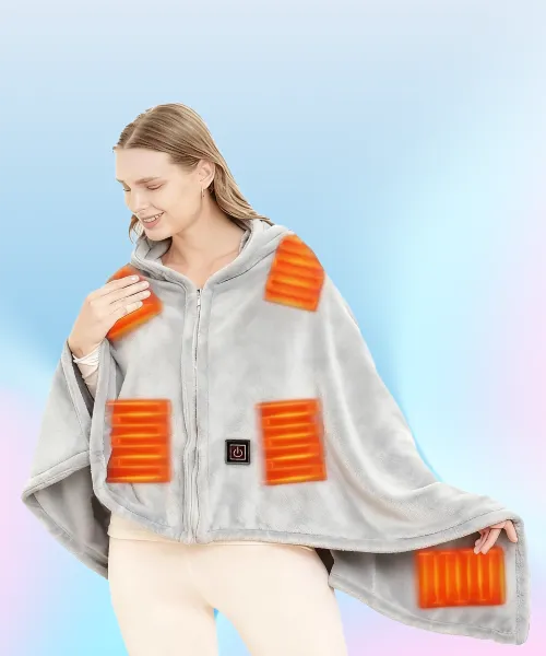 Портативний плед-грілка