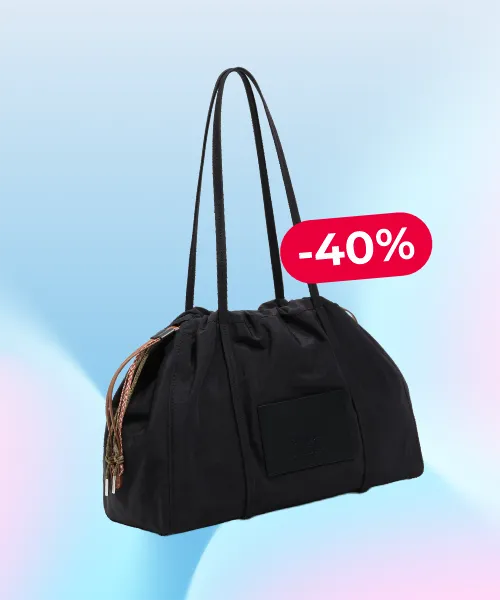 Large Nylon Shoulder Bag