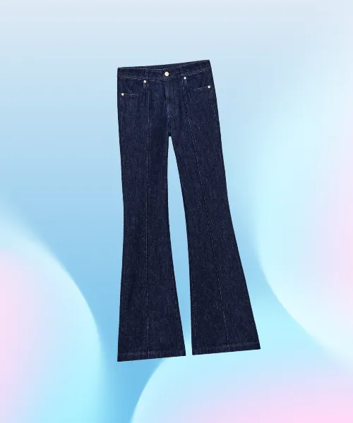 FLARE PANTS WITH SEAM DETAIL