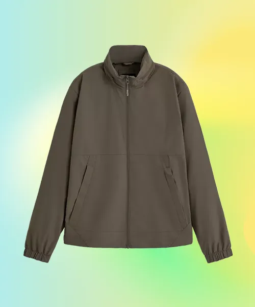 High-neck Windbreaker