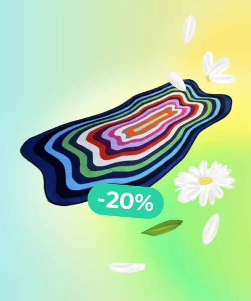 Carpet With An Abstract Pattern