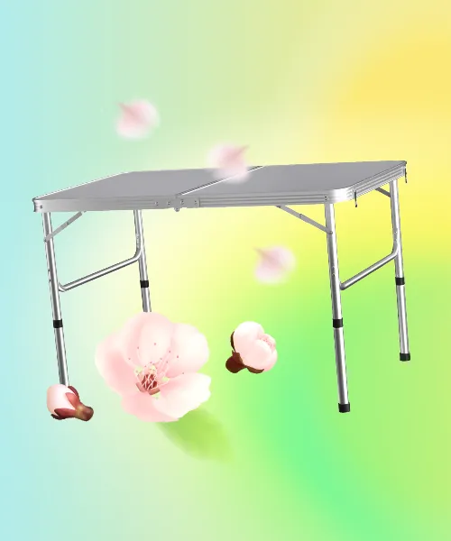 Aluminum Picnic Folding Camping Grill Table