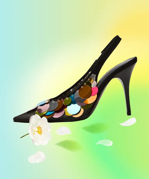 Goolita Women's Slingback Stiletto High Heels