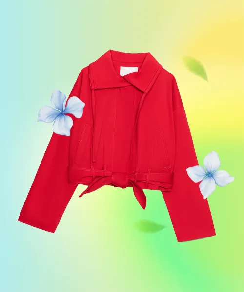 ZW COLLECTION BELTED JACKET