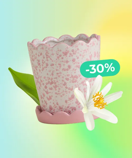 Splatter Ceramic Planter