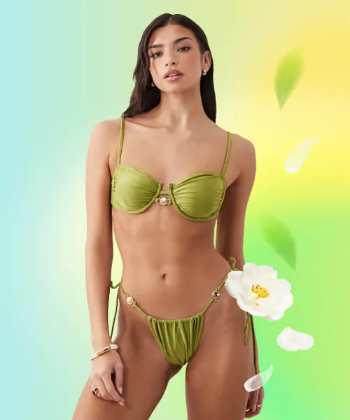 Olive Green Bikini