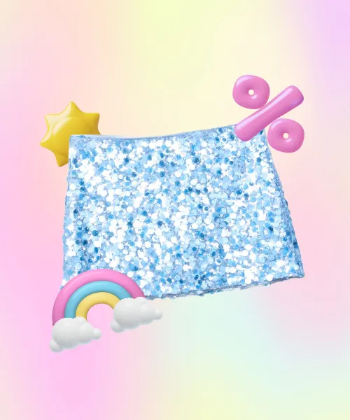 Sequin Mini Skirt
