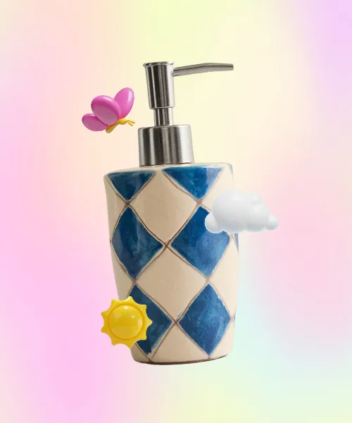 BLUE DIAMOND BATHROOM SET