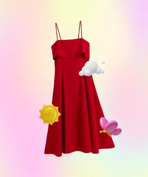 Flowy Midi Dress