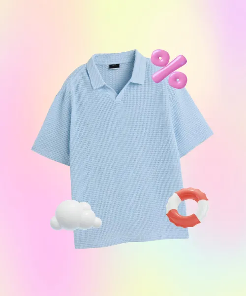Textured Polo Shirt