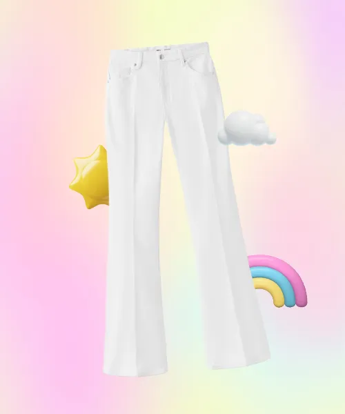 Violet Flare High-waisted Jeans