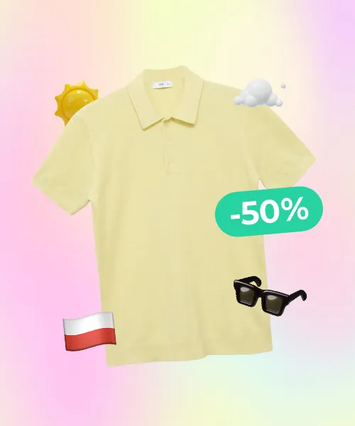 Slim Fit Textured Polo Shirt
