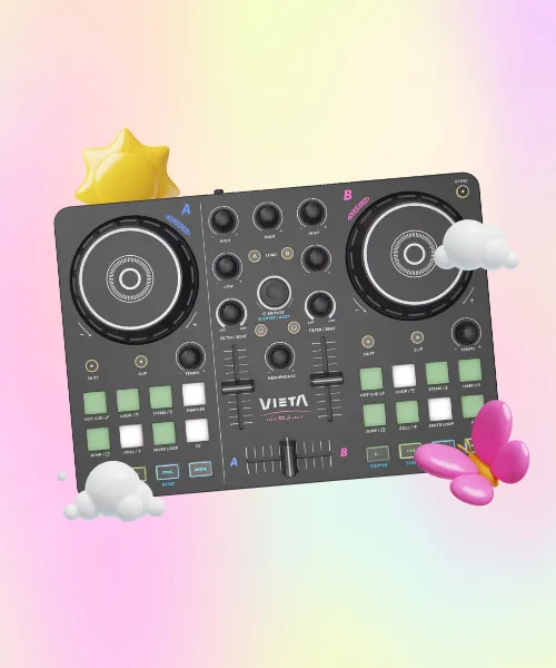 Vieta Pro Vega Black DJ Controller