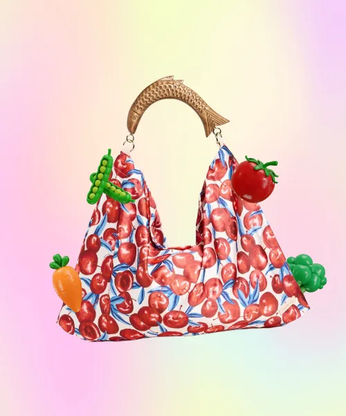Mini Cherry Scarf Bag