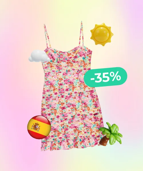 FLORAL PRINT DRAPED MINI DRESS