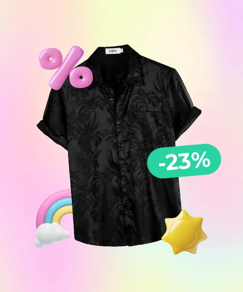 Mens Summer Casual Short Sleeve