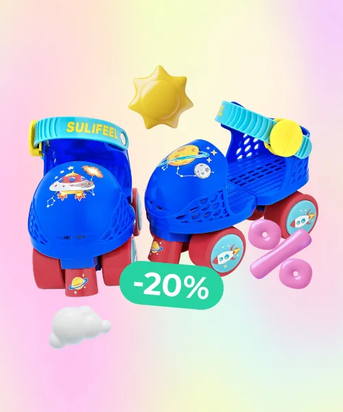 Kids Adjustable Quad Roller Skates