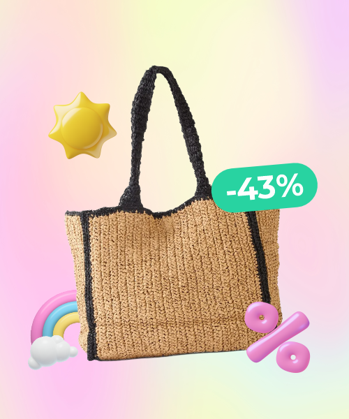 Straw Tote Bag