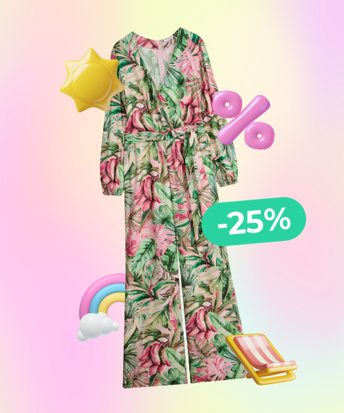 Floral-print jumpsuit